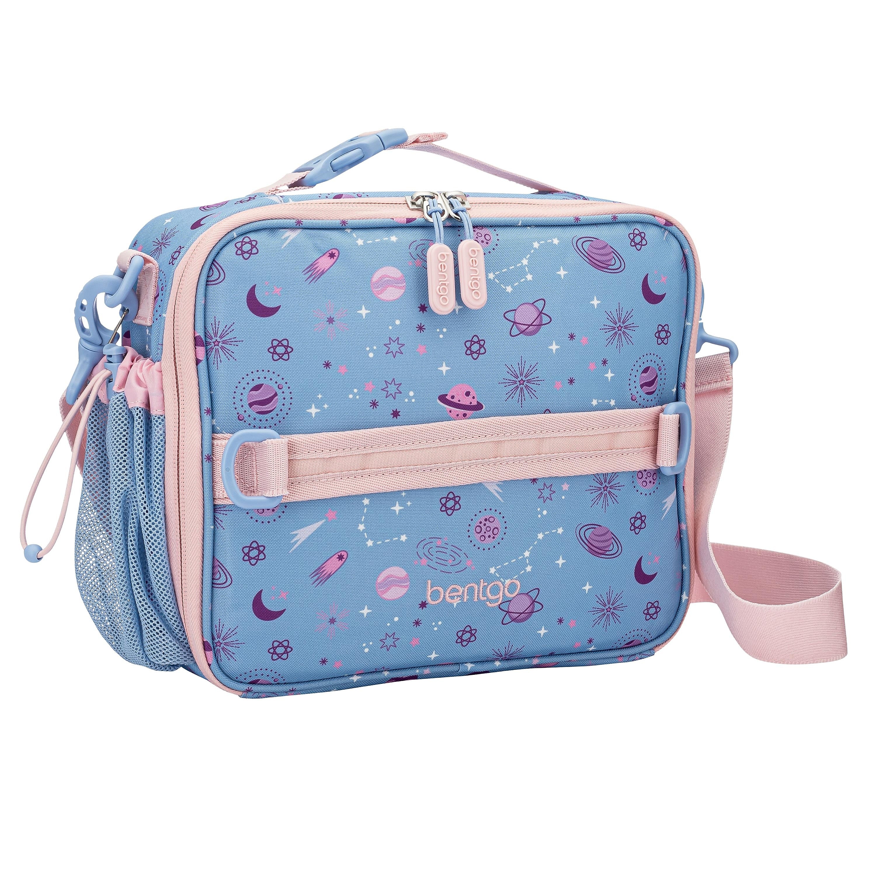 bentgo Kids Insulated Lunch Bag, Lavender Galaxy (BGPTBAG-GLX)