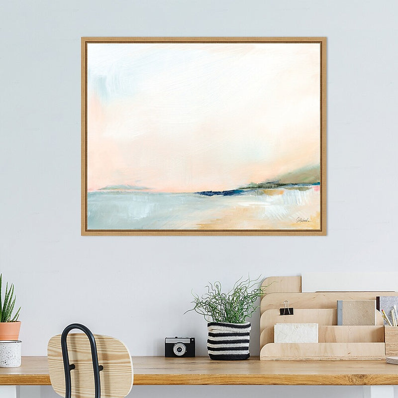 Amanti Art Open Sky Over Water by Sue Schlabach Framed Canvas Wall Art Print, 28" x 23" (A42677096787)