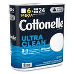 Cottonelle Ultra CleanCare Toilet Paper, 1-Ply, White, 284 Sheets/Roll, 36 Rolls/Carton (KCM55699)