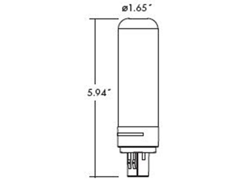 Viribright 8-Watts Cool White LED PL Commercial Bulb, 6/Pack (750157)