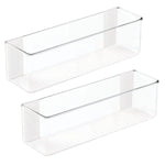 iDESIGN Adhesive Organizers, Clear, 2/Set (27934M2)