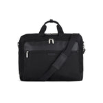 Bugatti Lucas Polyester Briefcase, Laptop Compatible, Black (EXB530-Black)