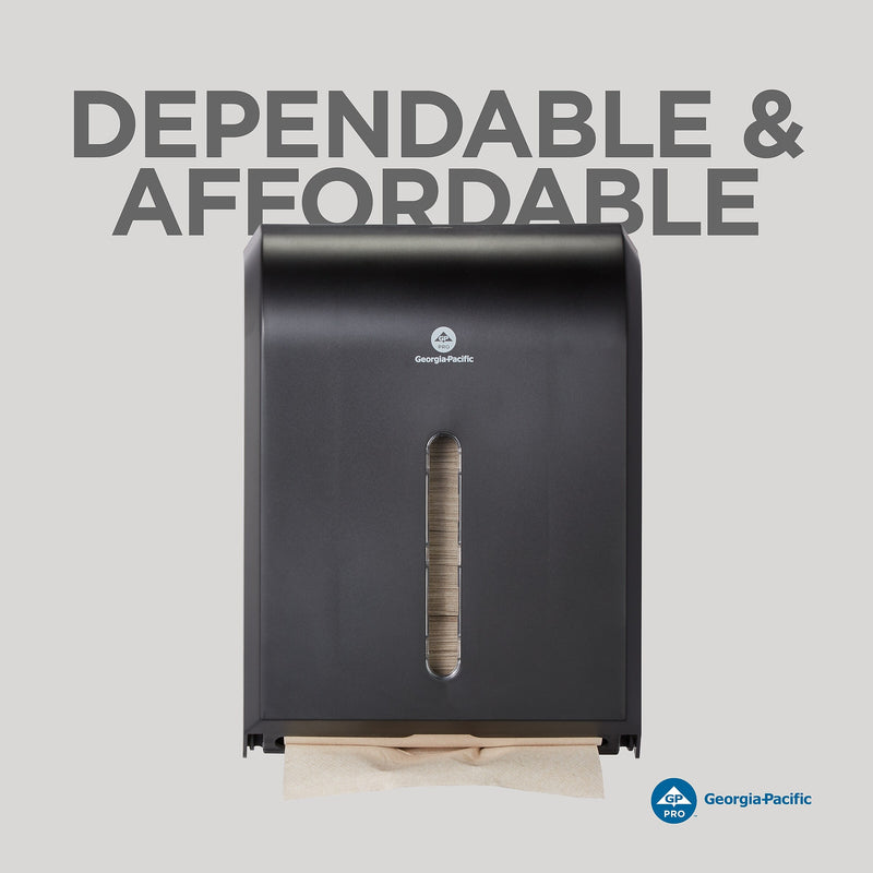 Georgia-Pacific Combi-Fold Vista Folded Paper Towel Dispenser, Black (56650A)
