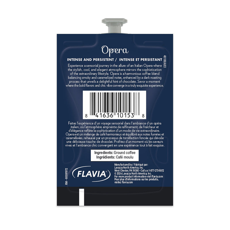 Lavazza Opera Intenso Coffee Flavia Freshpacks, Dark Roast, 76/Carton (MDR01041)