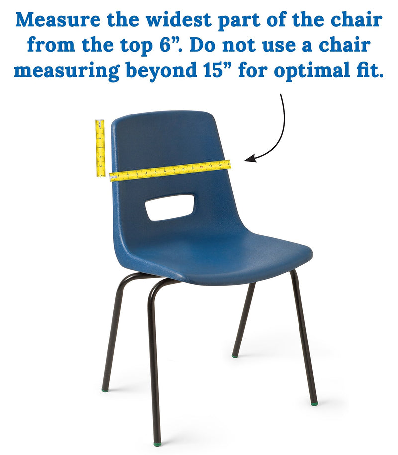 Carson Dellosa Education Yellow and Blue Chairback Buddy, 6 Pack