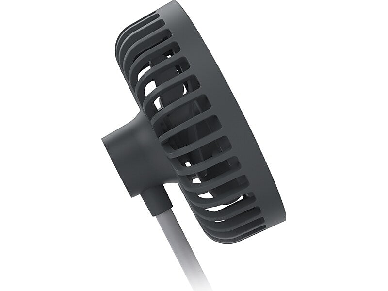 Veho UF-2 Wireless Charging Stand with Fan and LED Light, Gray (VUF-002-UF2)