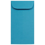 JAM Paper #7 Coin Envelopes, 3 1/2" x 6 1/2", Blue, 100/Pack (1526764d)