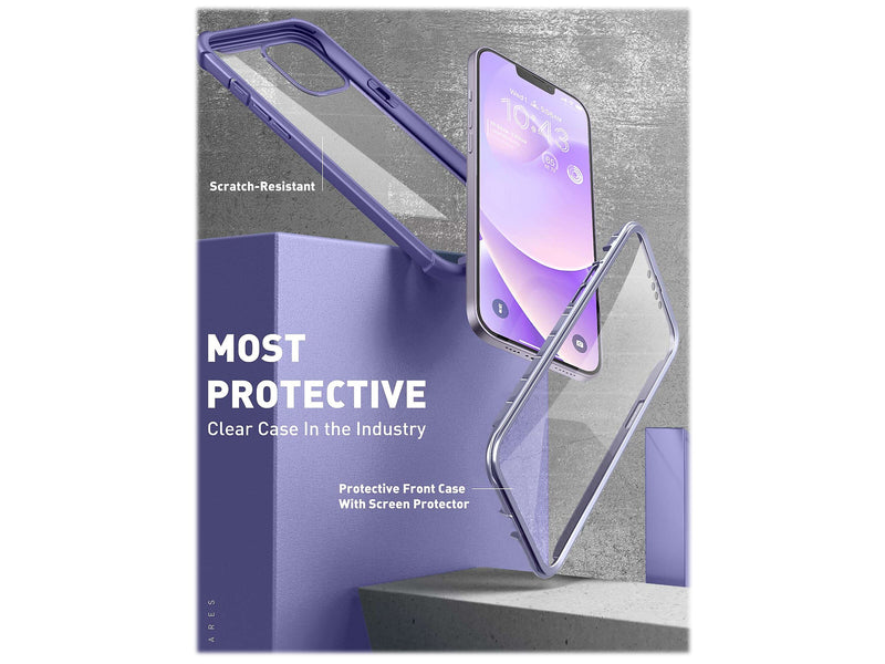 i-Blason Ares Deep Purple Case for iPhone 14 Plus (iPhone2022-6.7-Ares-SP-Mauve)