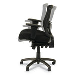 Alera Etros Series Mesh Back Fabric Computer and Desk Chair, Black (ALEET4017)