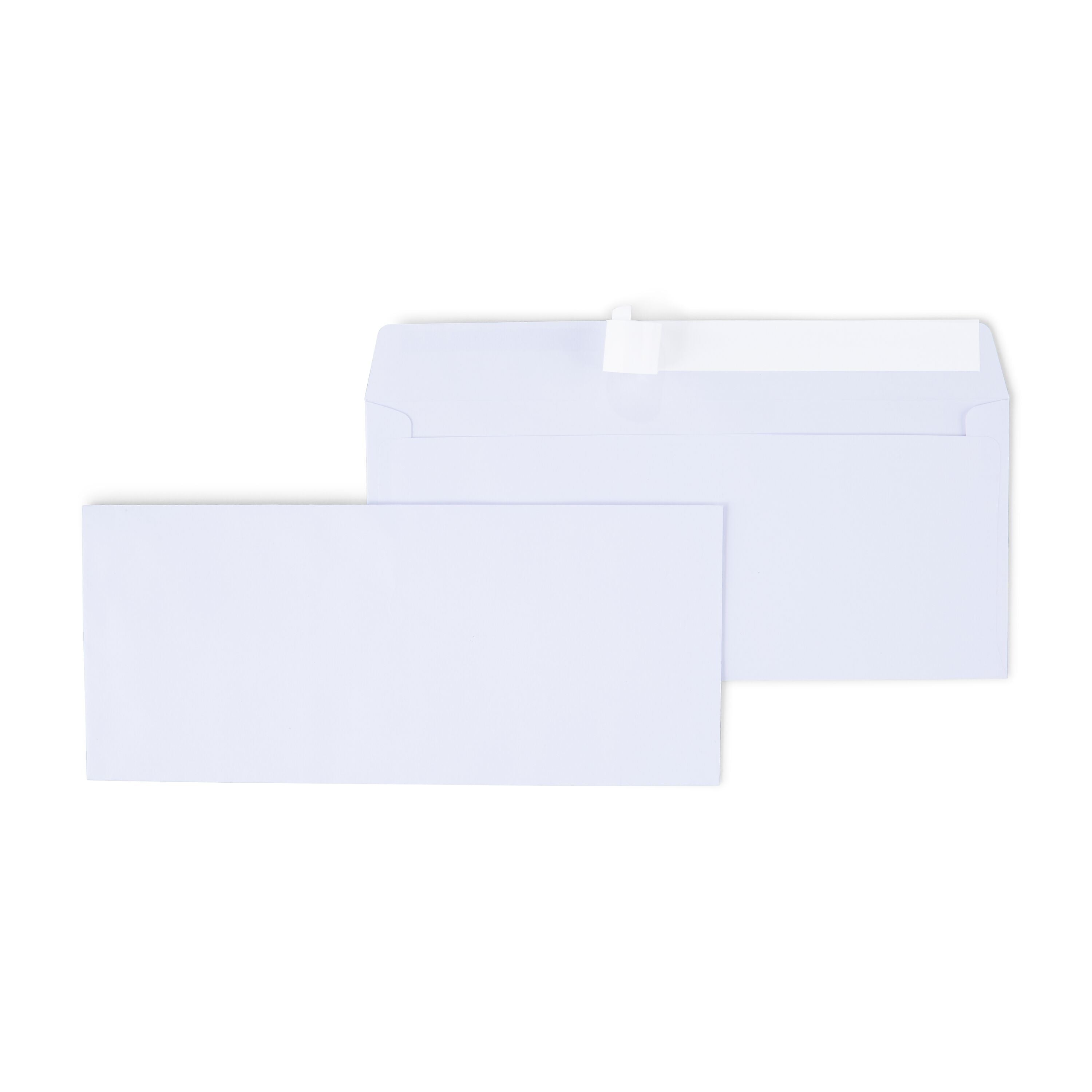 Staples QuickStrip EasyClose Self Seal #10 Business Envelopes, 4 1/8" x 9 1/2", White, 100/Box (ST50307-CC)