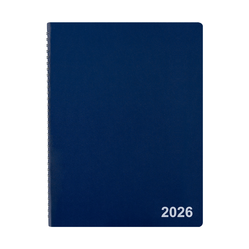 2026 Staples 8" x 11" Weekly & Monthly Appointment Book, Navy (ST58470-26)