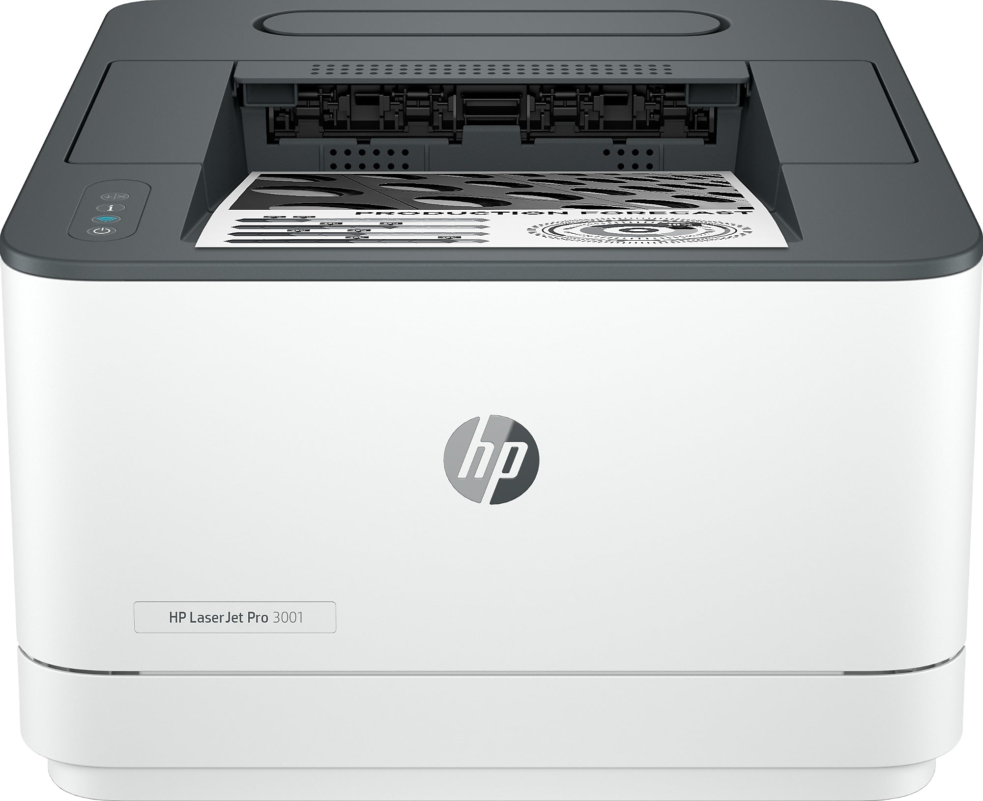 HP LaserJet Pro 3001dw Wireless Black & White Laser Printer, Print Only, Print, Best for Office (3G65OF)