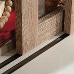 Sauder Dixon City 72"H 4-Shelf Bookcase, Brushed Oak (432891)
