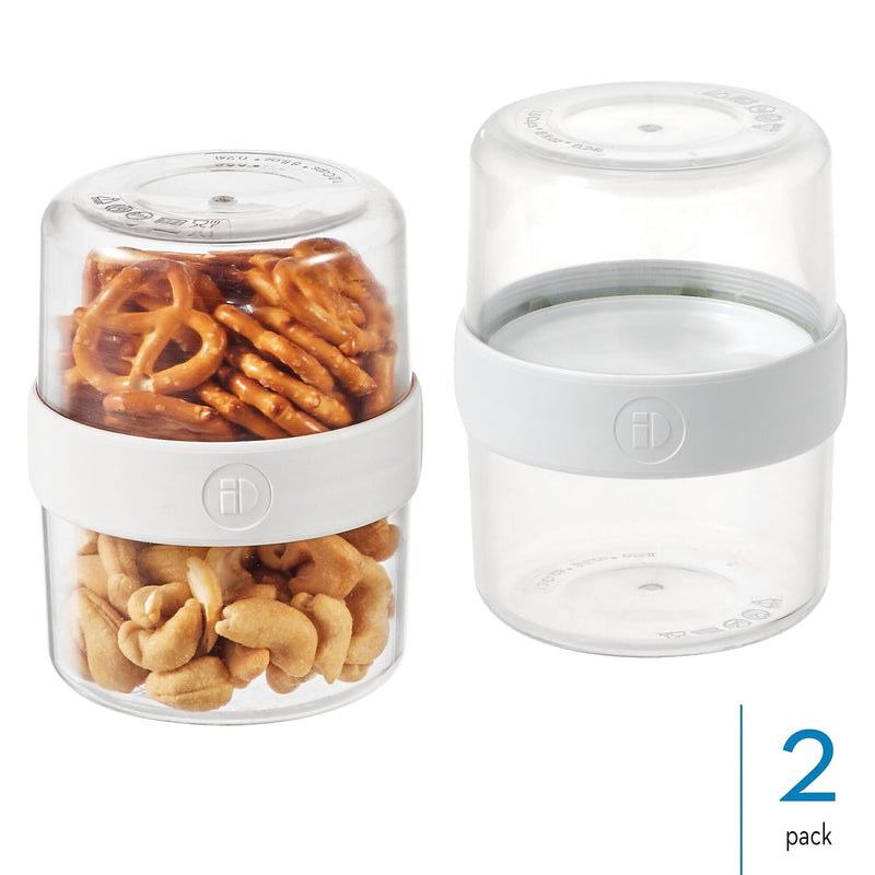 iDESIGN Stack 'n Snack Small Containers, 2/Pack (28210M2)