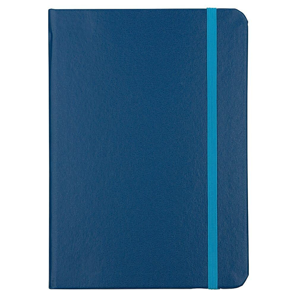 JAM Paper Hardcover Journal, 5" x 7", Blue, 200 Pages (340526608)