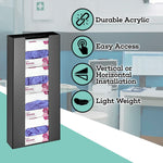 Viva Comfort 4 Box Glove Dispenser, Black (902-04-BLK)