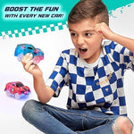JitteryGit XTRA 2 RACERS Cars for Race Track & Glow In The Dark Trax, Red/Blue (000860009329522)