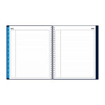 2025-2026 Blue Sky Enterprise 8" x 10" Academic Year Monthly Planner, Plastic Cover, Navy (148674-A26)