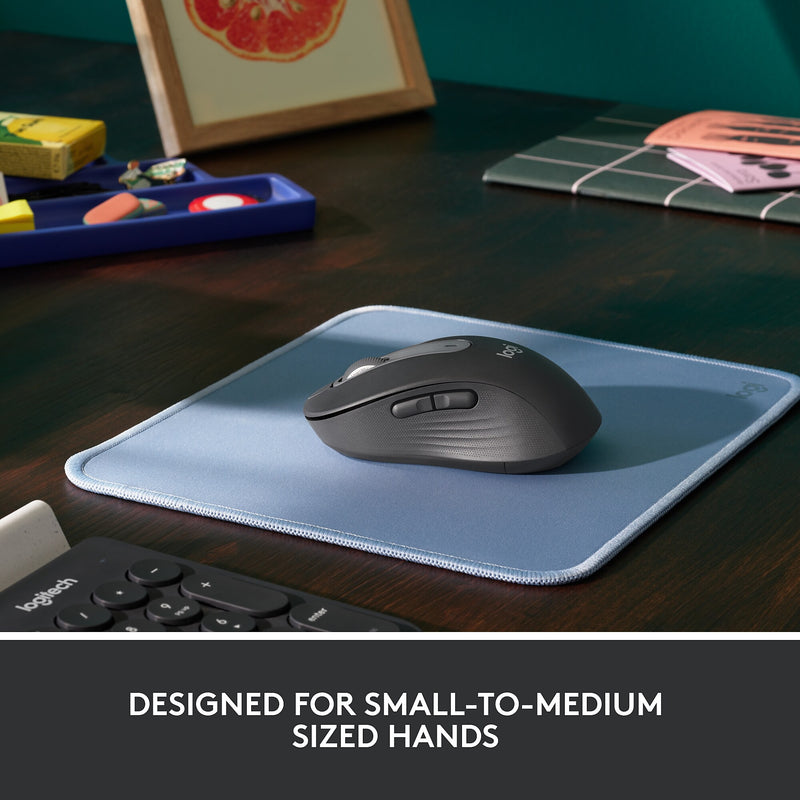 Logitech Signature M650 for Business Wireless Optical USB Mouse, Graphite (910-006272)