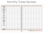 Global Printed Products Business Expense Accounting Journal, 8.5" x 11", Black/Blue, (GPP-0116)