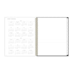 Planning Calendar KV Midnight Garden PP 8.5x11 RY26 Wkly/Mthly Safety Wirebound -