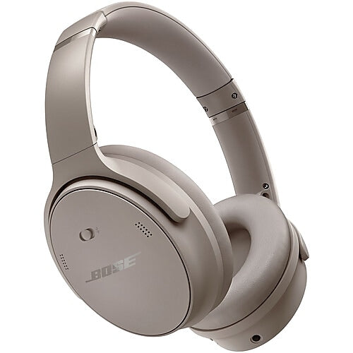 Bose QuietComfort Wireless Noise Canceling Over-Ear Headphones, Bluetooth, Sandstone (884367-1100)