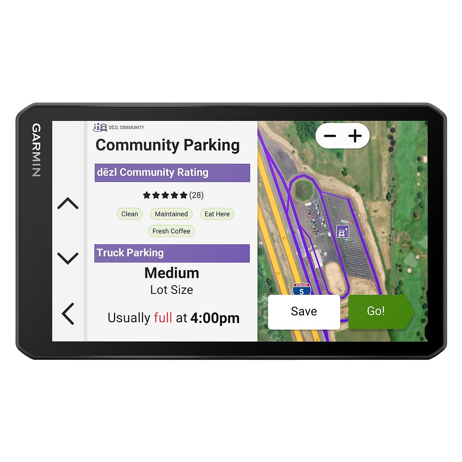 Garmin dezl OTR720 7" GPS Truck Navigator, Black (010-02924-00)