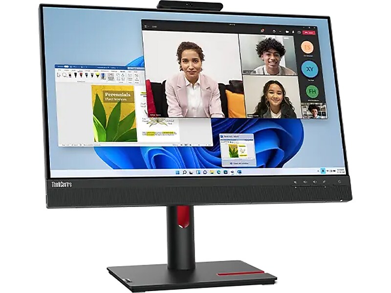 Lenovo ThinkCentre Tiny-In-One 24 Gen 5 23.8" 60 Hz LED Monitor, Black (12NAGAR1US)