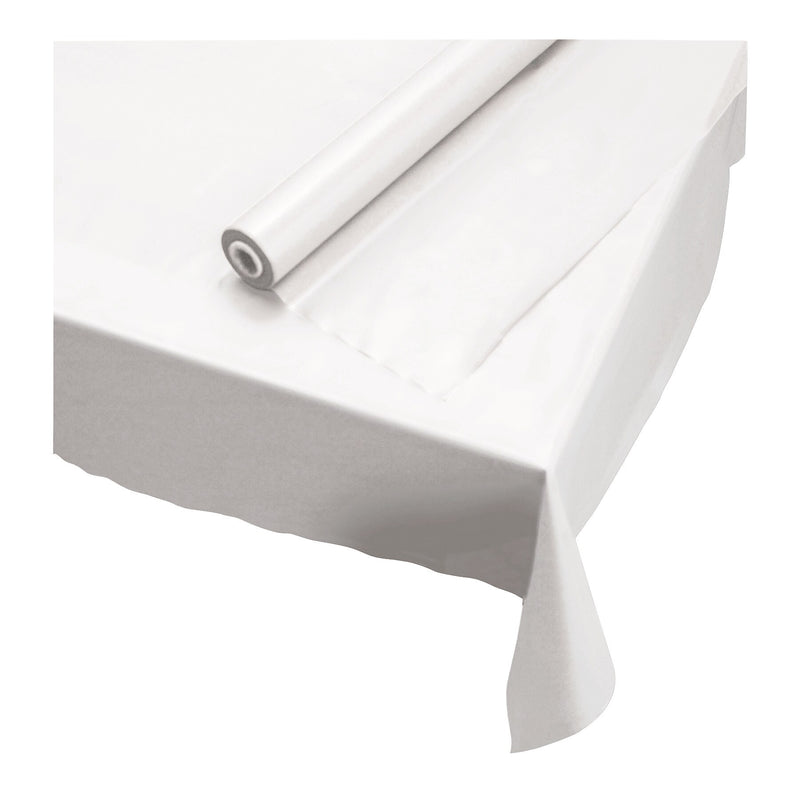 TABLECOVER,100',PLASTC,WH