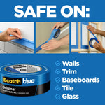 ScotchBlue ORIGINAL Painter's Tape Value Pack, 0.94" x 60 yds., Blue, 6/Rolls (2090-24EVP)