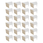Flipside Foldable Cardboard Freestanding Privacy Panel, 12"H x 48"W, White, 24/Pack (60005-24)