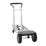 Cosco 4-in-1 Folding Series Convertible Hand Truck, 1000 lb. Capacity, Silver/Black (12323ASB1E)