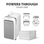 Fellowes LX220 20-Sheet Micro-Cut Shredder, White (5015501)