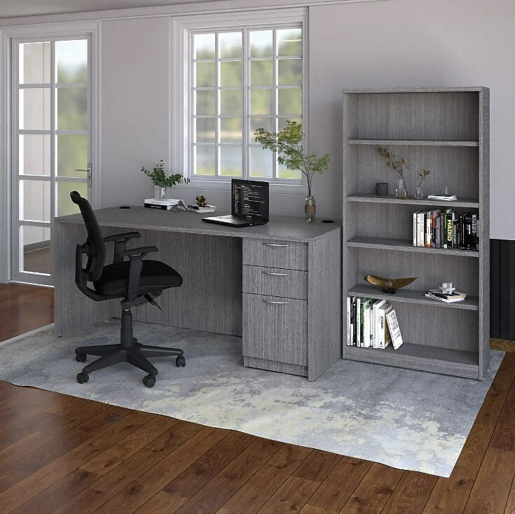 Alera Valencia Mobile Pedestal File Drawer, Legal/Letter, 15.88" x 20.5" x 28.39", Gray