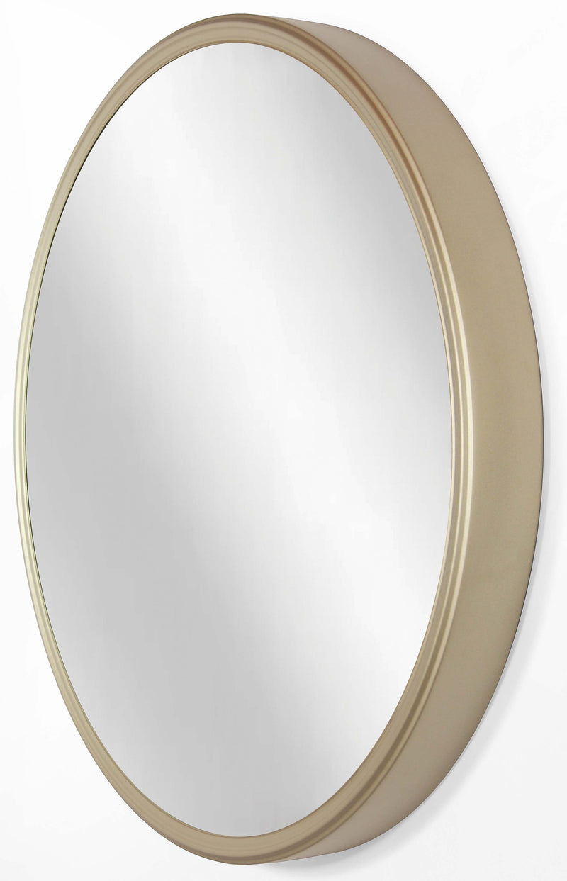 Infinity Instruments Deep Frame Metal Wall Mirror, 24" (20216GD)