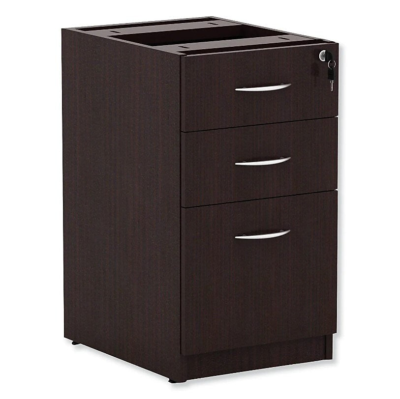 Alera Valencia Box Full Pedestal, 15 5/8" x 20 1/2" x 28 1/2", Espresso