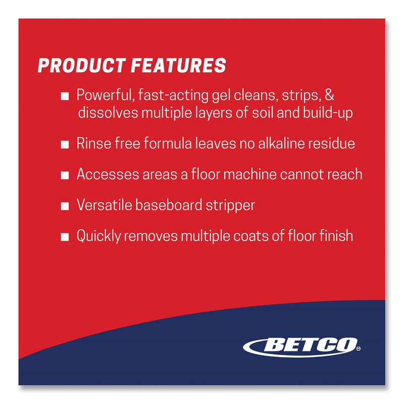 Betco Ax-It Aerosol Baseboard Stripper, Sassafras Scent, 19 oz Aerosol Spray, 12/Carton