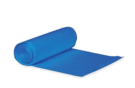 Heritage Eco Blend Max 23 Gallon Trash Bag, 28" x 45", Low Density, 0.8 mil, Blue, 250 Bags/Box (L5645TX ER1)