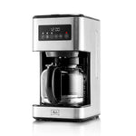 Melitta Aroma Tocco Plus 12-Cups Automatic Drip Coffee Maker, Black/Stainless Steel (MCM011PULBK0)