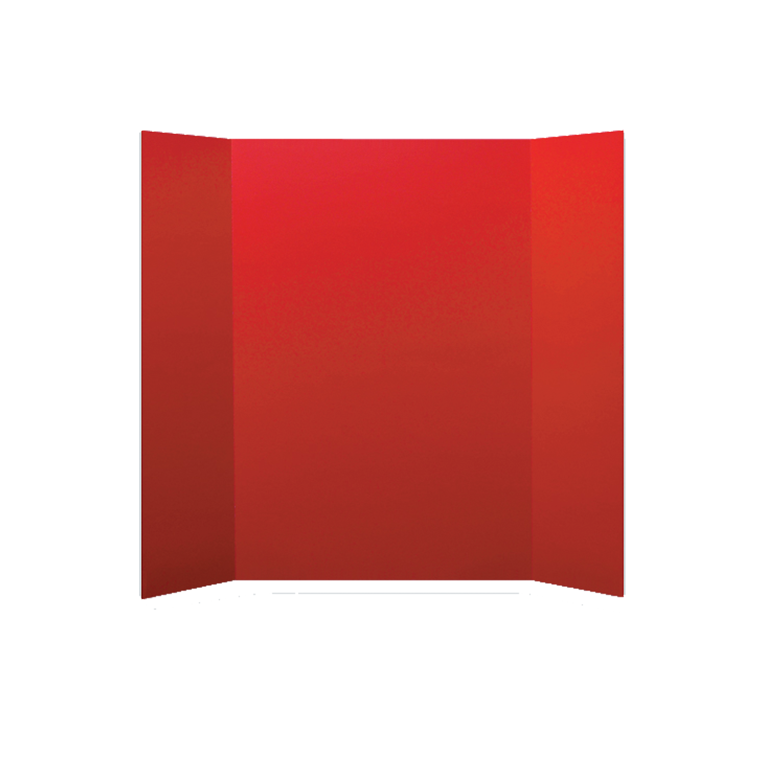 Flipside Tri-Fold Foam Board, 48" x 36", Red, 3/Pack (30089-3)