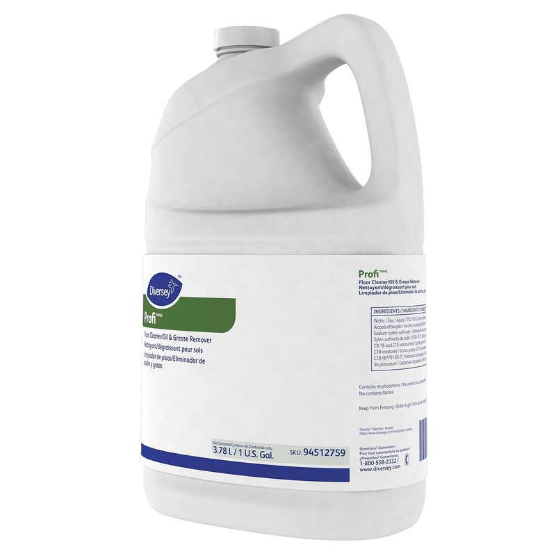 Diversey Profi Floor Cleaner/Oil & Grease Remover, 128 Oz., 4/Carton (94512759)