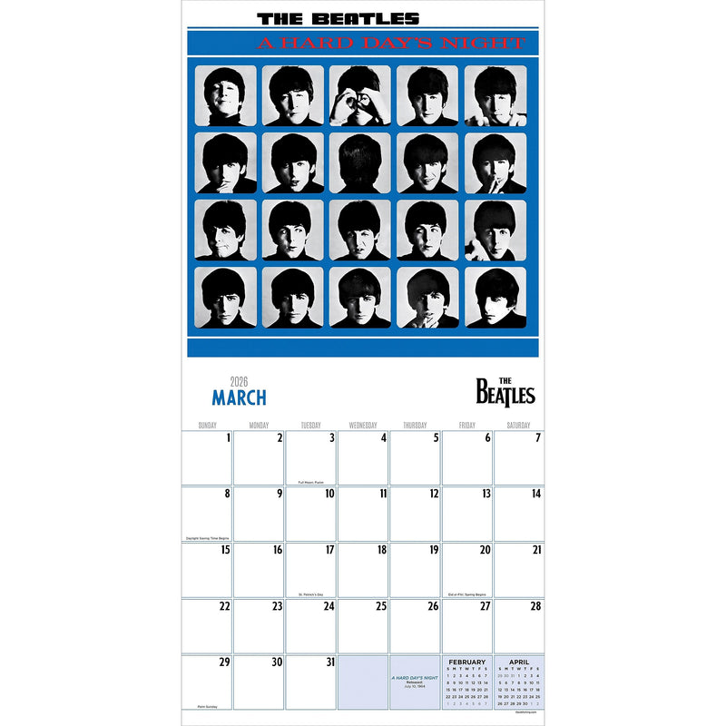 2026 TF Publishing 12" x 17" TF Publishing 12" x 12" The Beatles: Albums & Artwork 26-1101