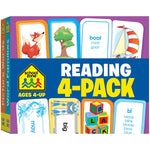 School Zone Reading Flash Cards, Ages 4 and Up, 224 Cards/Pack (SZP04045)