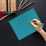 JAM Paper 65 lb. Cardstock Paper, 8.5" x 11", Blue, 50 Sheets/Pack (101899)