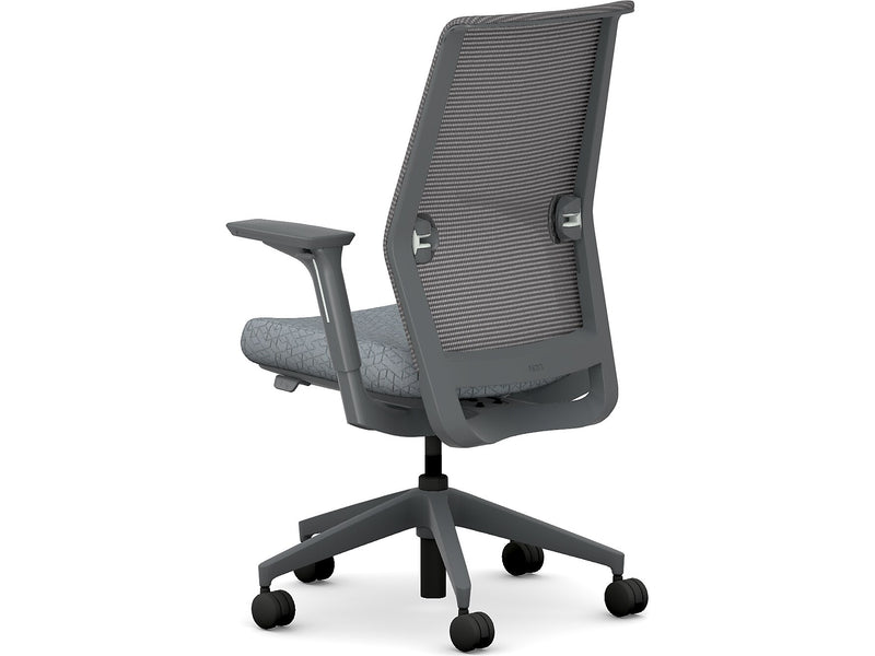 HON Cipher Mesh/Fabric Swivel Task Chair, Basalt/Charcoal (HCFRT.STC.H.S.IC.APX25.TC00.AL.ST.SB.S)