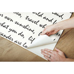 York Wallcoverings Dream Big Script Peel and Stick Wallpaper (RMK9005WP)