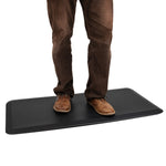 Mind Reader Anti-Fatigue Standing Desk Mat, 39.5" x 20.25", Black (SDMAT-BLK)
