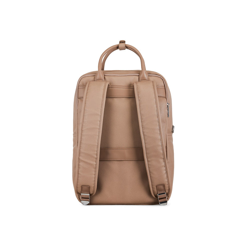 Bugatti Pure Laptop Backpack, Medium, Taupe (BKP2466BU-TAUPE)