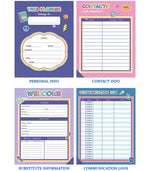 Carson Dellosa Education We Stick Together Teacher Planner, Multicolored (105050)