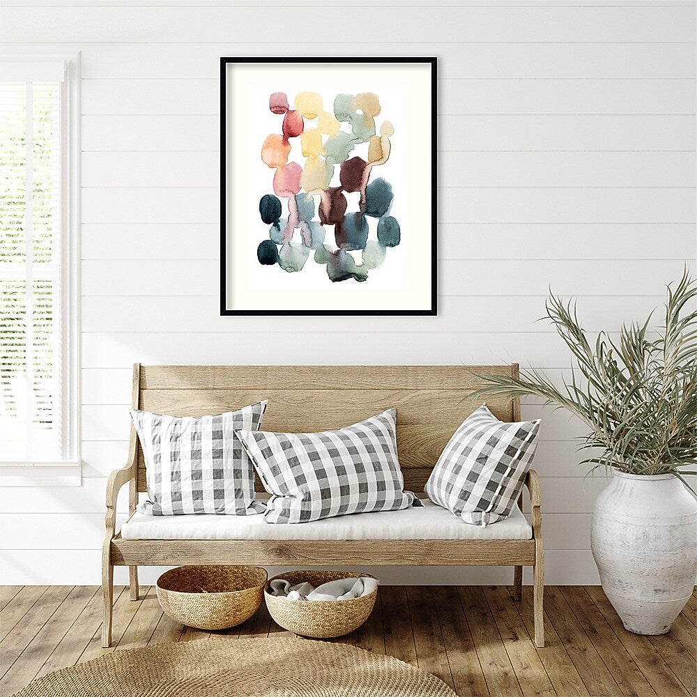 Amanti Art Desert Stones II by Grace Popp Wood Framed Wall Art Print, 31" x 37" (A42675345343)